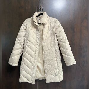Kenneth Cole Women's Puffer Coat - Champagne Size Medium
